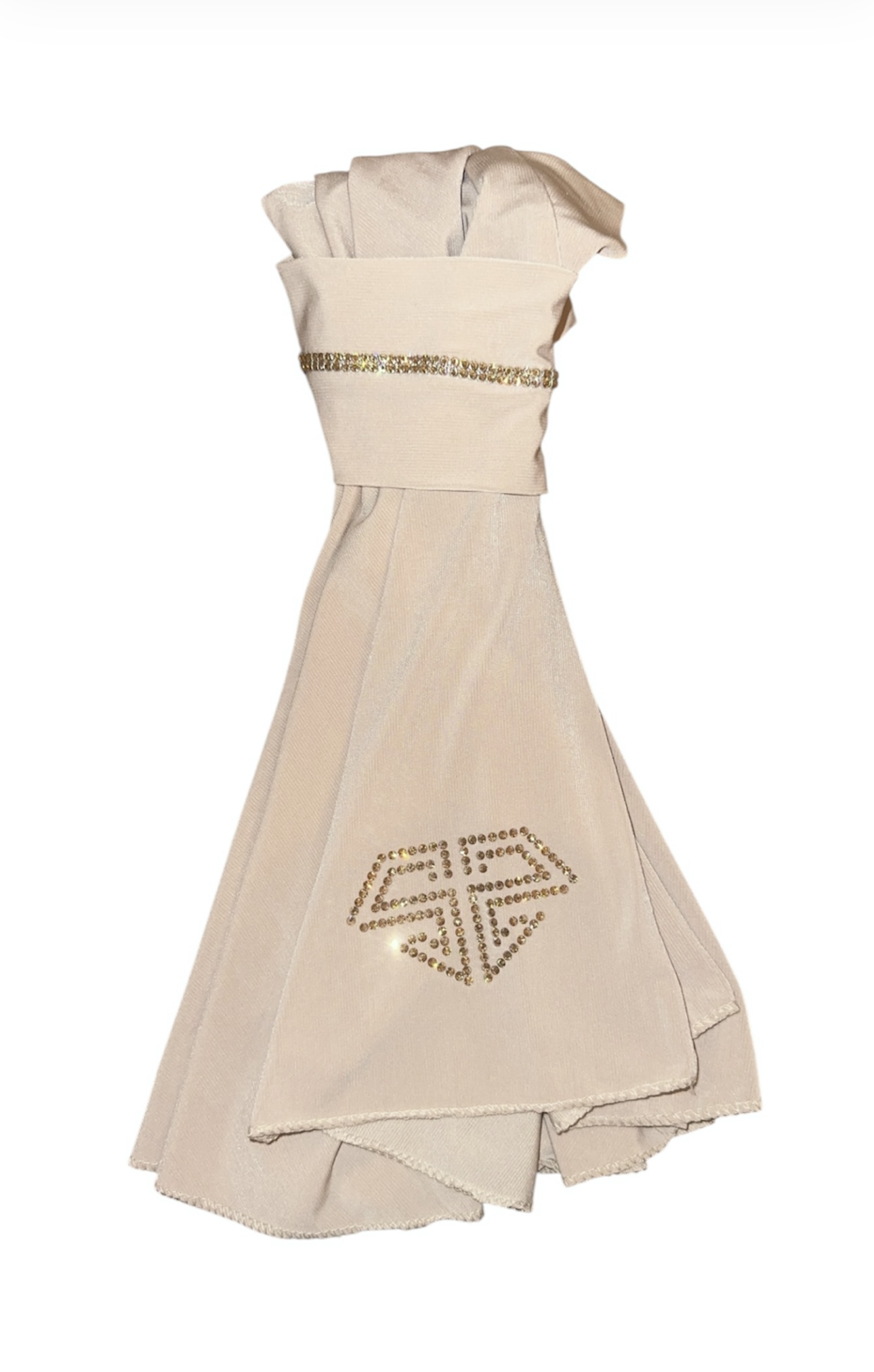 The Instant Hijab Deluxe "Nude/Gold"