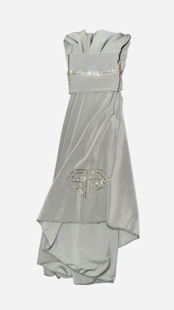 The Instant Hijab Deluxe "Sage Green/Silver"