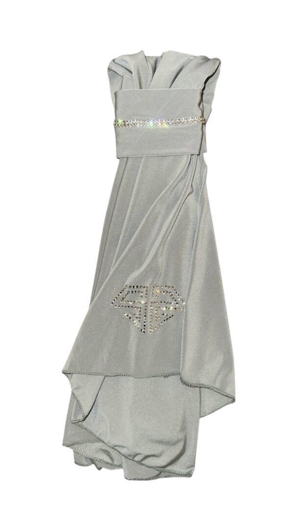 The Instant Hijab Deluxe "Sage Green/Silver"