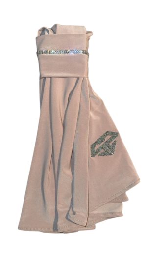 The Instant Hijab Deluxe "Cappucino/Silver"