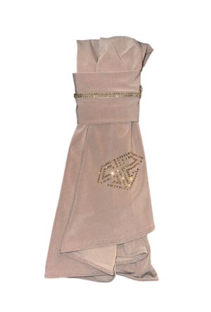 The Instant Hijab Deluxe "Cappucino/Gold"