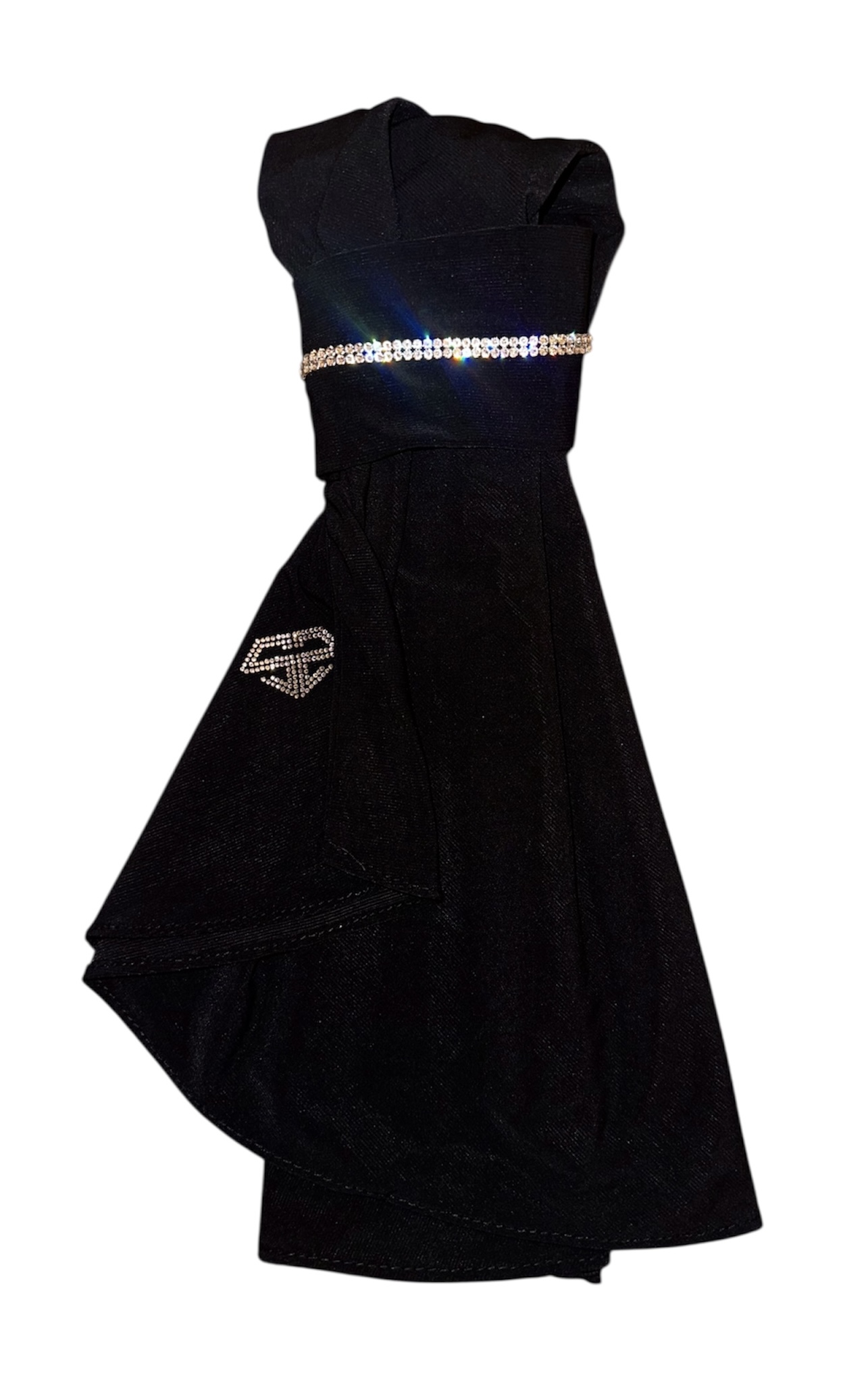 The Instant Hijab Deluxe "Black/Silver"