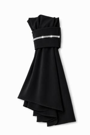 The Instant Hijab Deluxe "Black/Silver"