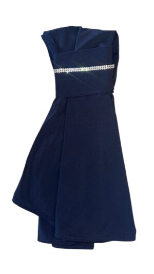 The Instant Hijab Deluxe "Navy Blue/Silver"