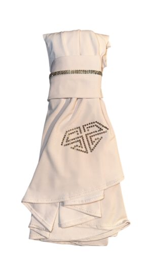 The Instant Hijab Deluxe "Créme/Silver"