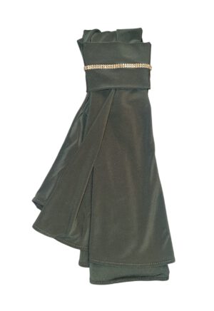 The Instant Hijab Deluxe "Deep Moss/Gold"