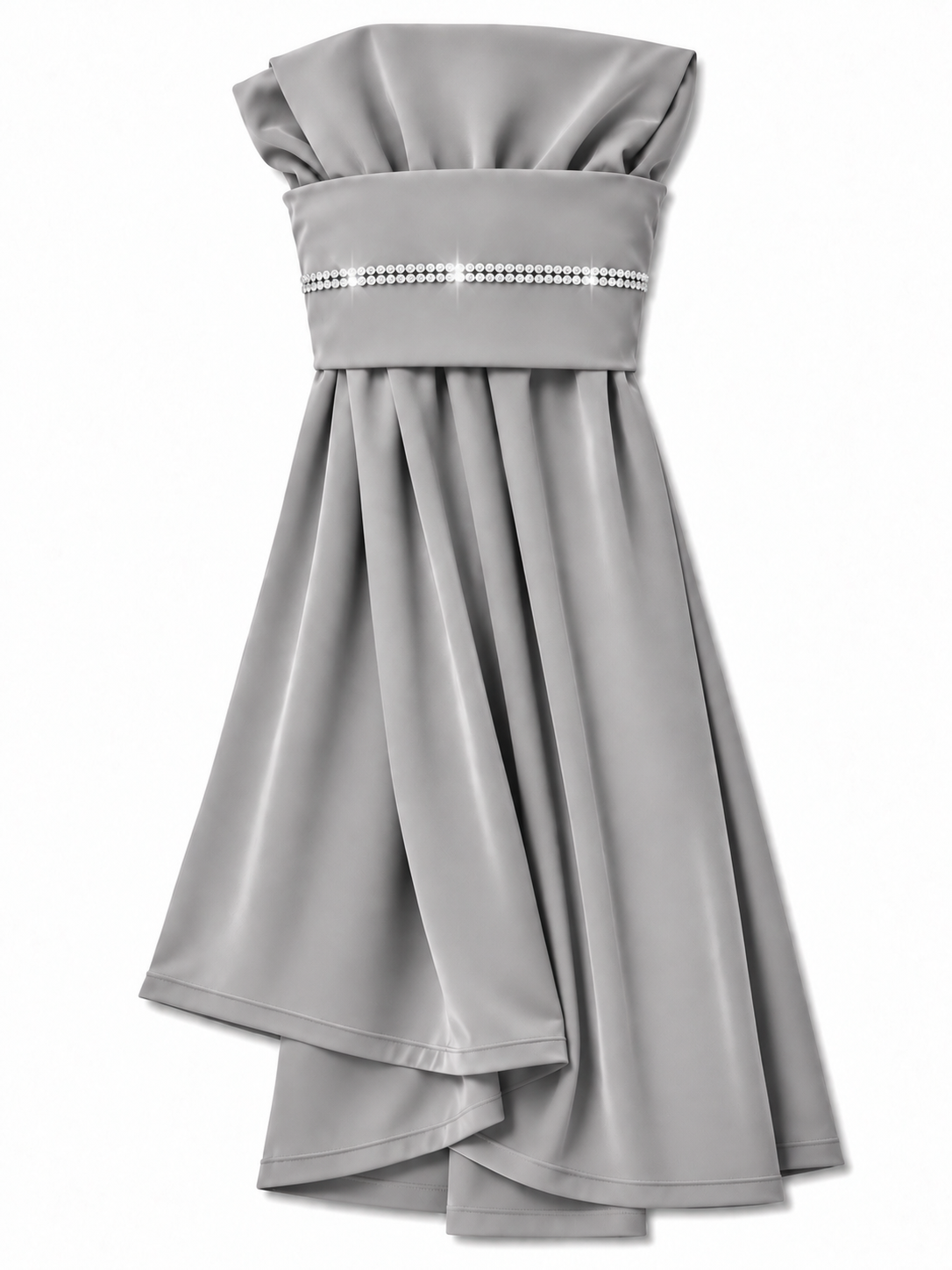 The Instant Hijab Deluxe "Light Grey/Silver"