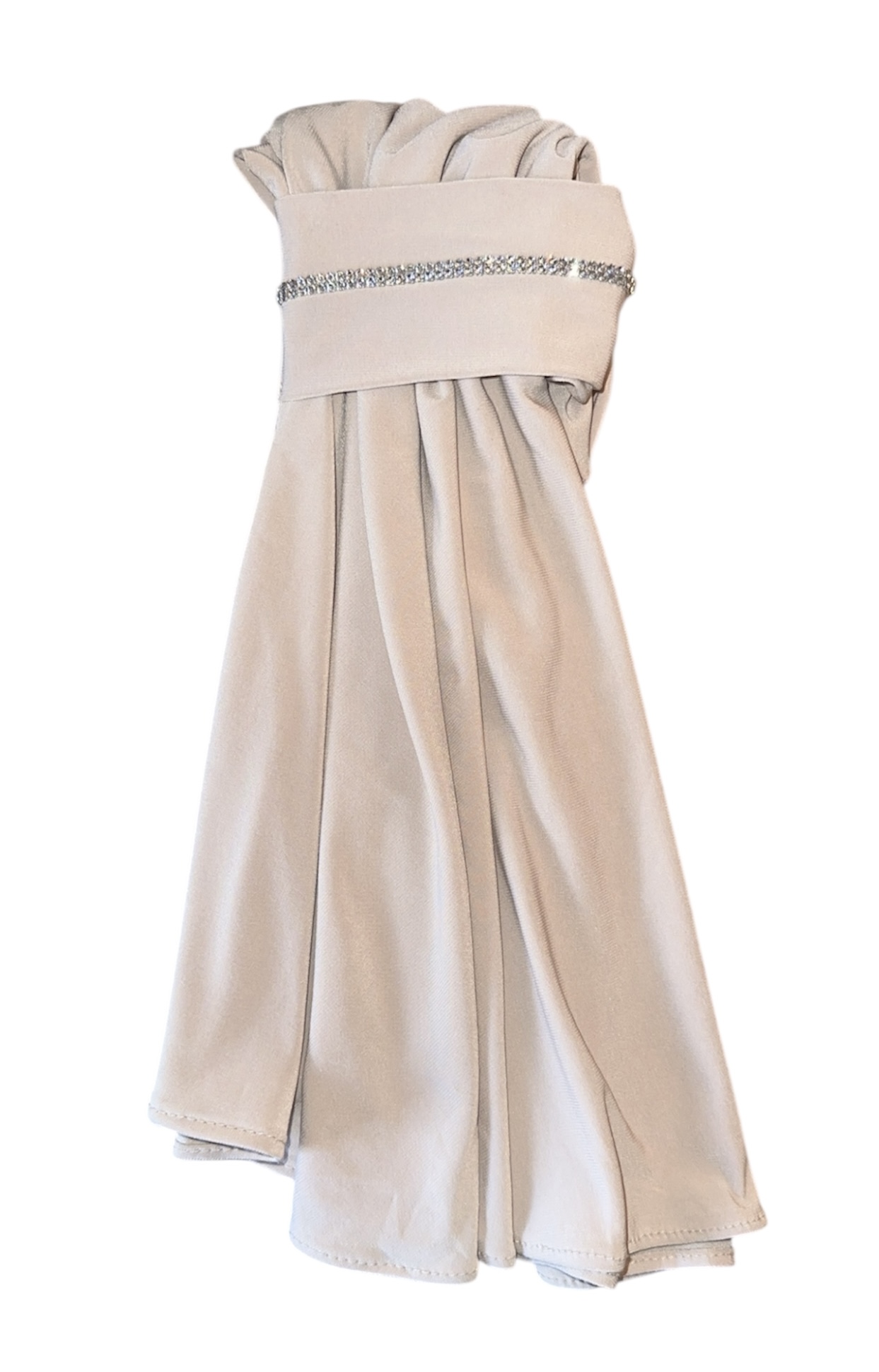 The Instant Hijab Deluxe "Nude/Silver"