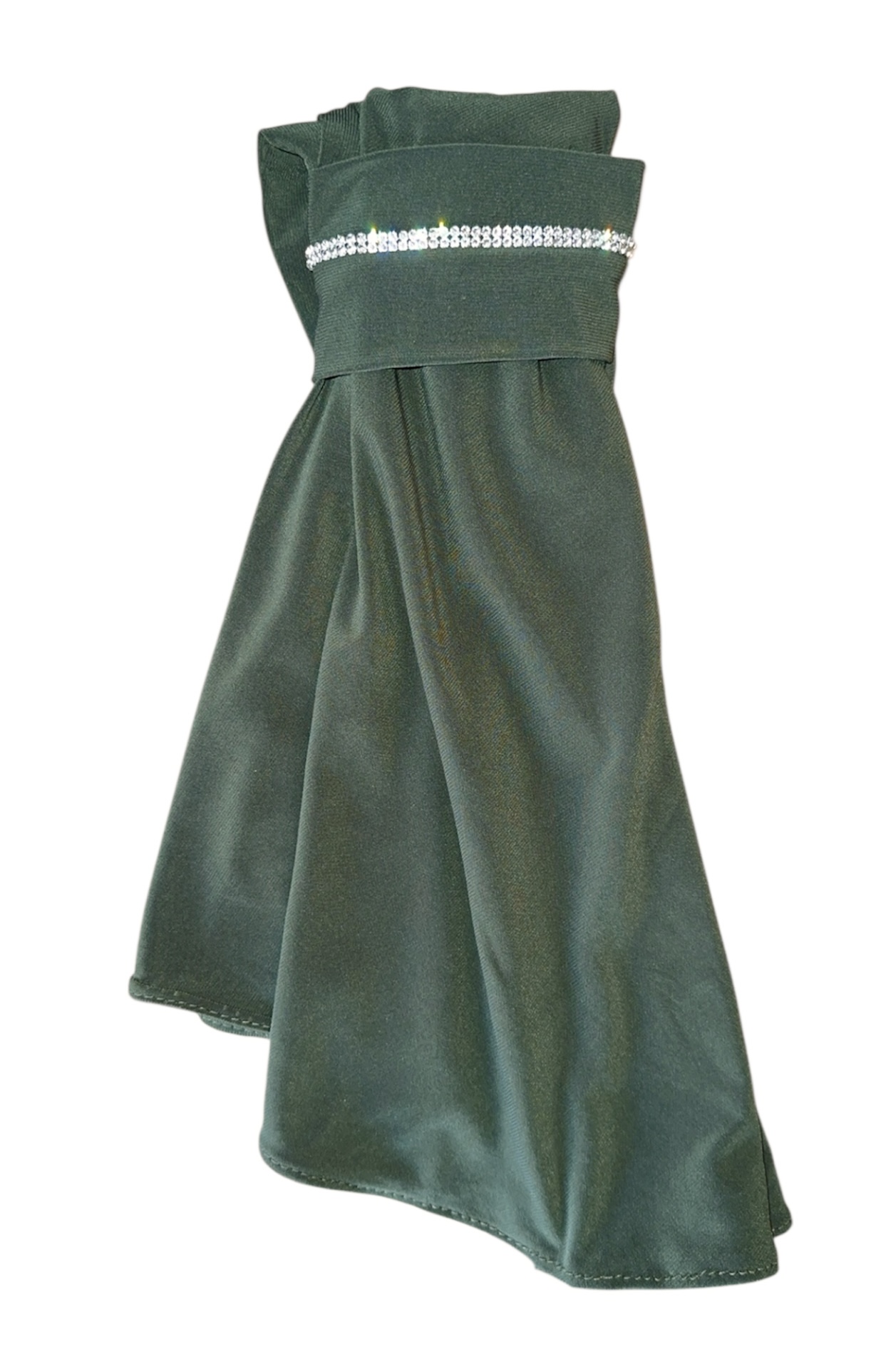 The Instant Hijab Deluxe "Deep Moss/Silver"