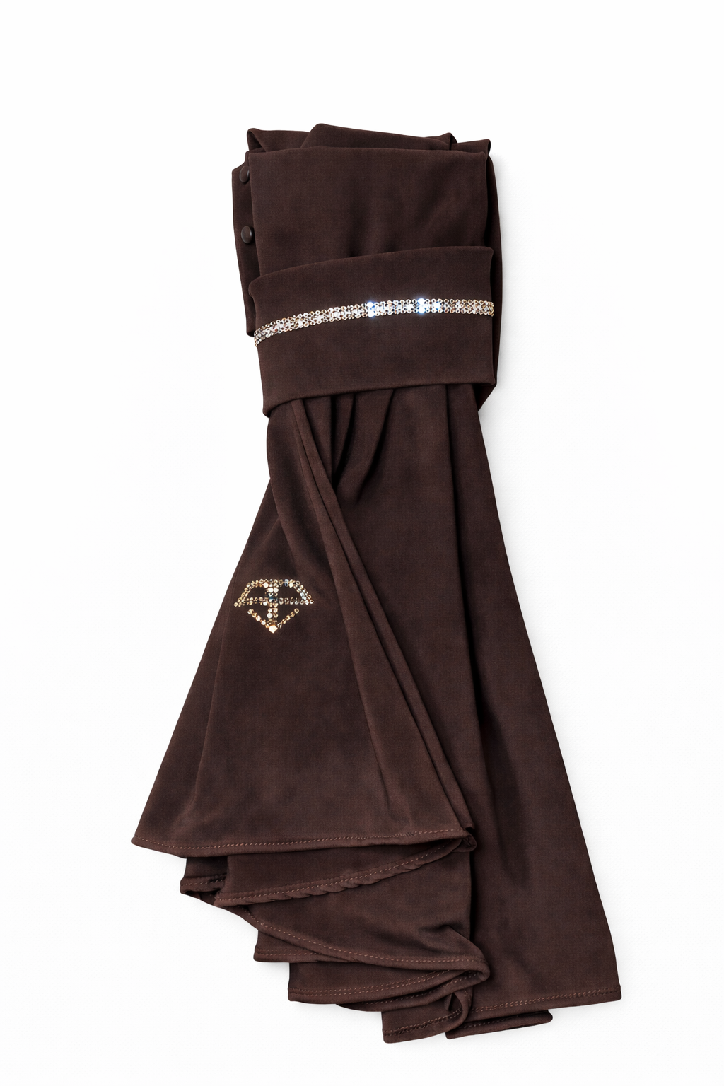 The Instant Hijab Deluxe "Smokey Brown/Silver"