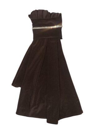 The Instant Hijab Deluxe "Smokey Brown/Gold"