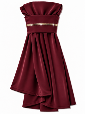 The Instant Hijab Deluxe "Bordeaux/Gold"