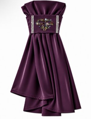 The Instant Hijab Gemma "Black Cherry"