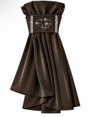 The Instant Hijab Gemma "Smokey Brown"