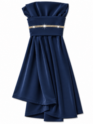 The Instant Hijab Deluxe "Dark Blue/Gold"