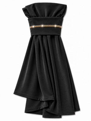 The Instant Hijab Deluxe "Black/Gold"