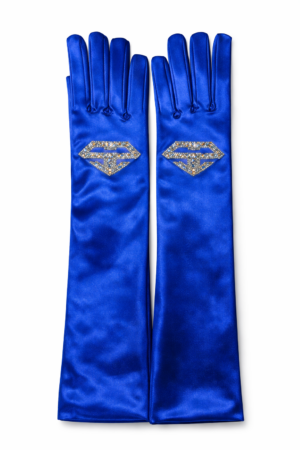 Sabrina Scarf Gloves "Sapphire Majesty"
