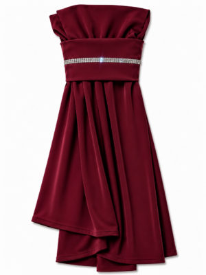 The Instant Hijab Deluxe "Bordeaux/Silver"