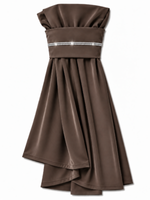 The Instant Hijab Deluxe "Espresso/Silver"