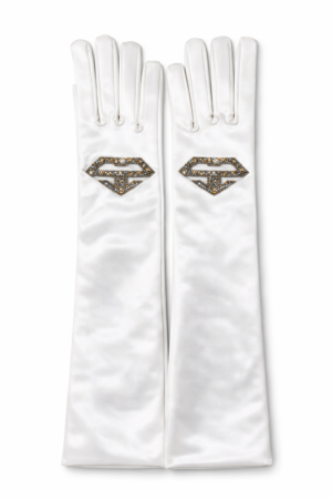 Sabrina Scarf Gloves "Ivory Éclat"