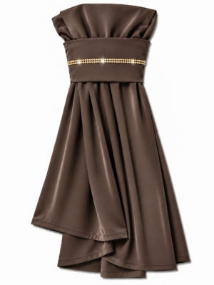 The Instant Hijab Deluxe "Espresso/Gold"