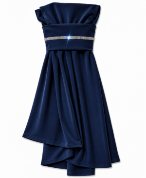 The Instant Hijab Deluxe "Navy/Silver"