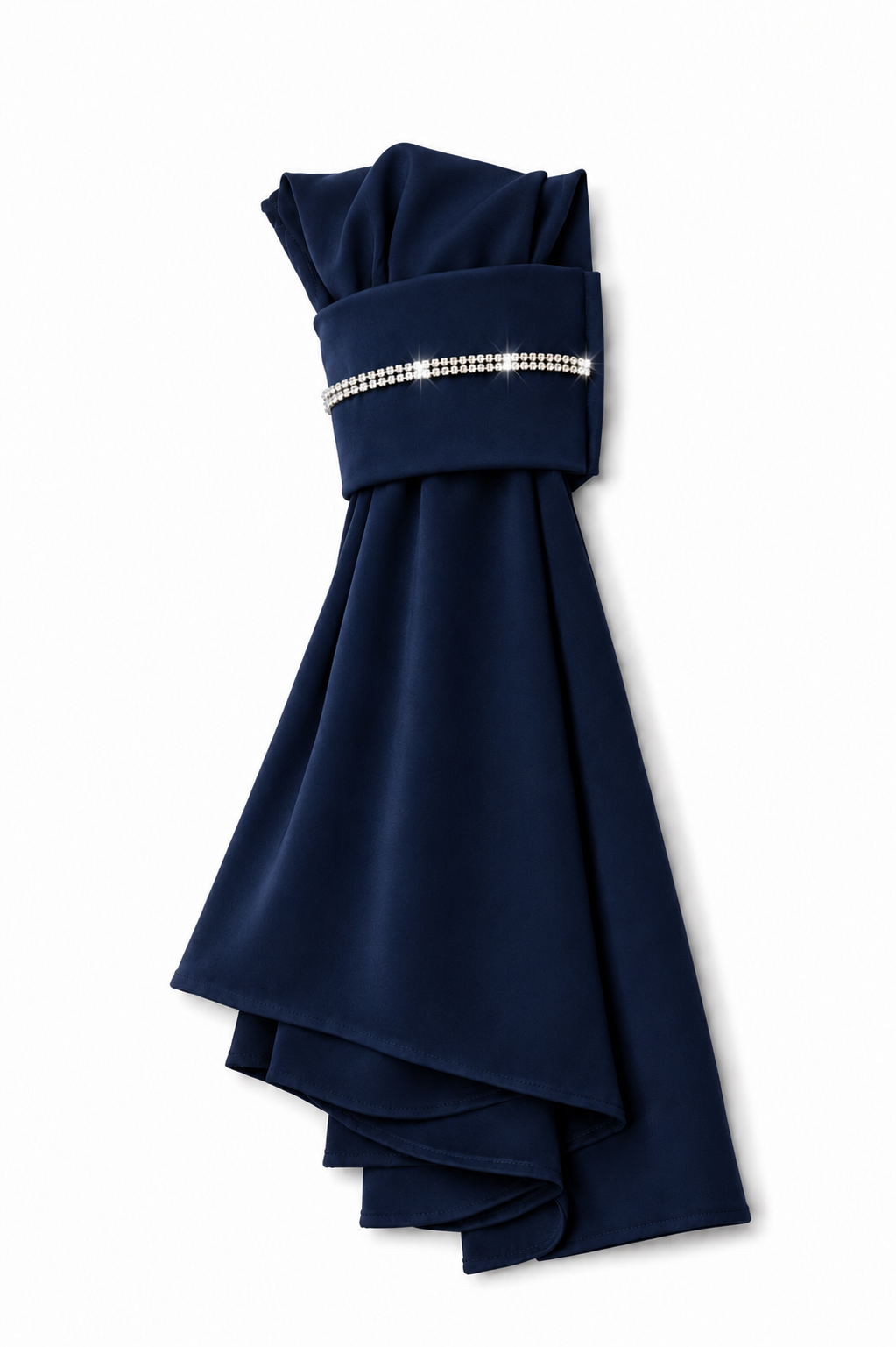 The Instant Hijab Deluxe "Navy/Silver"