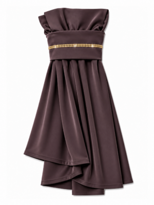 The Instant Hijab Deluxe "Smokey Mauve/Gold"