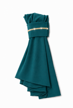 The Instant Hijab Deluxe "Peacock/Gold"