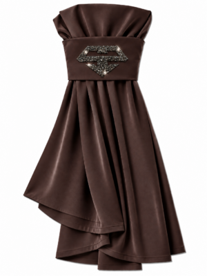 The Instant Rock Hijab "Smokey Brown/Golden reflection"