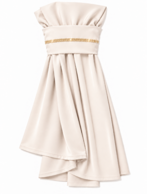 The Instant Hijab Deluxe "Ivory Nude/Gold"